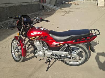 SUZUKI GD110S 2024 RED COLOUR JUST LIKE BRAND NEW