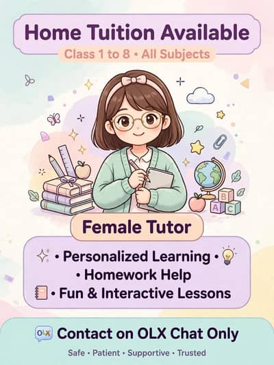 online  tutor from class 1 till 8