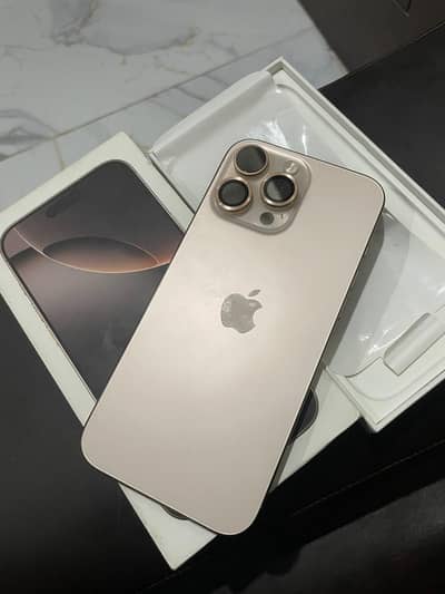 Apple iPhone 16 Pro Max 256 gb Dual Physical PTA Approved