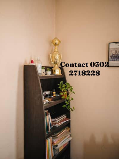 bookcase and shelve