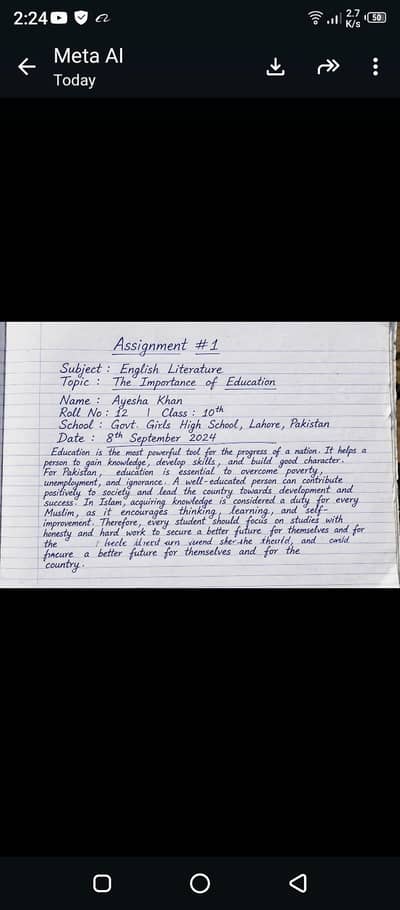 Assiment writing job