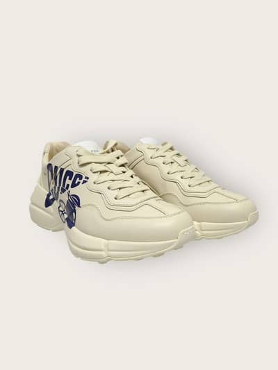 Gucci Leather white lemon brand made in Italy