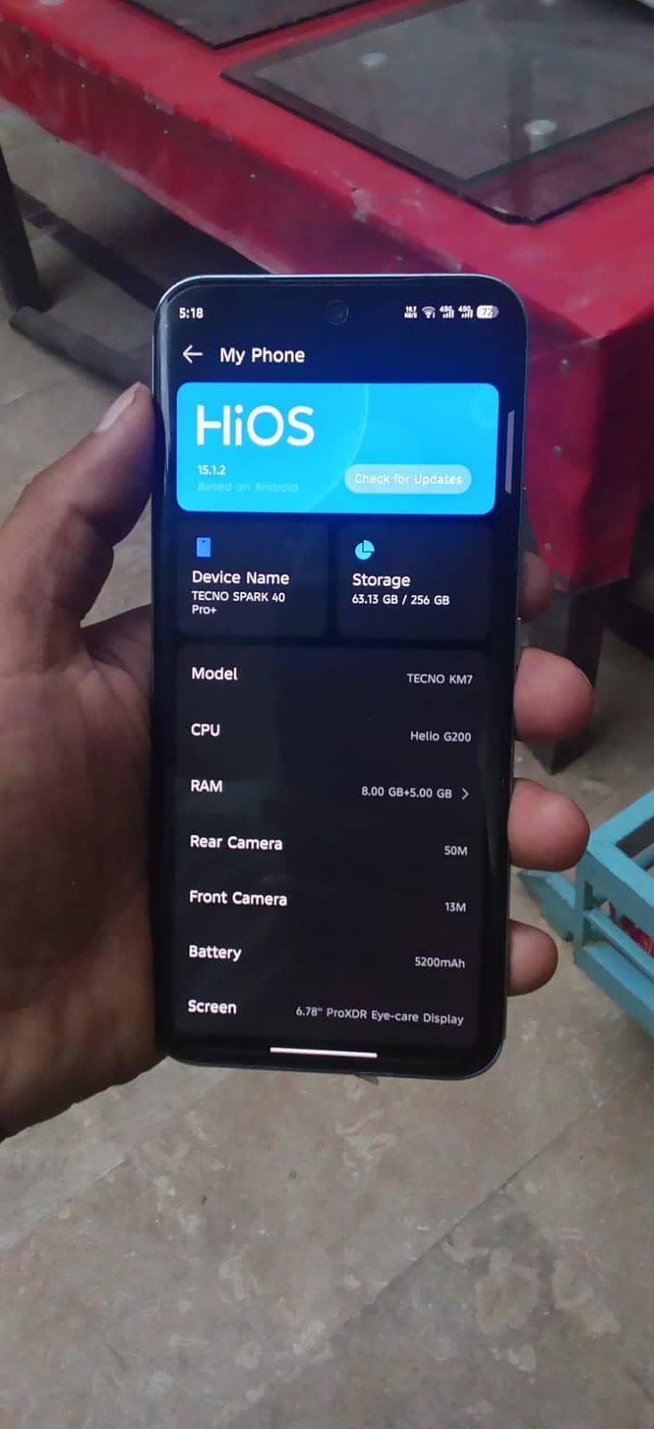 Tecno Spark 40 Pro Plus 5