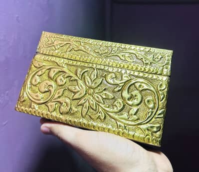 Brass jewellery box