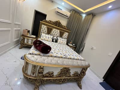 Turkish bed with side table and dressing table