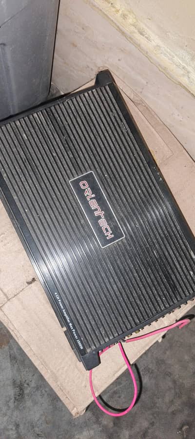 amplifier with buffer and 2 speaker for sale