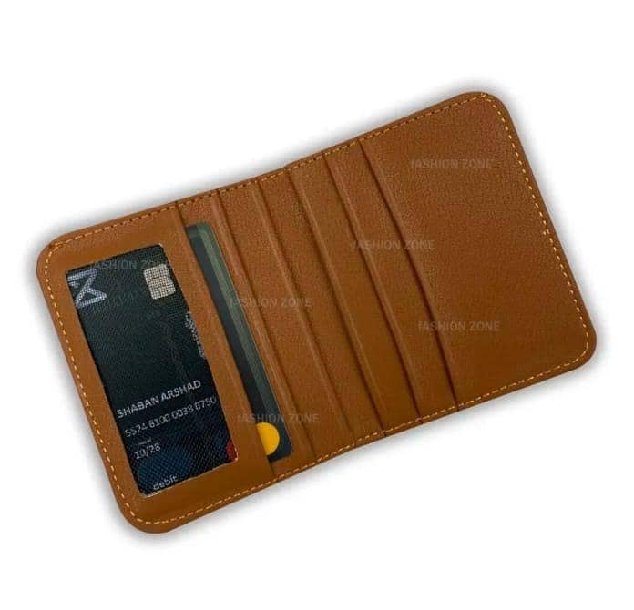 Men's Slim Leather Card Holder Wallet - Brand New Box Packed - Bags ...