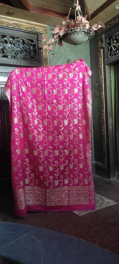 150-Year-Old Antique Traditional Fabric | Gold & Silver Work