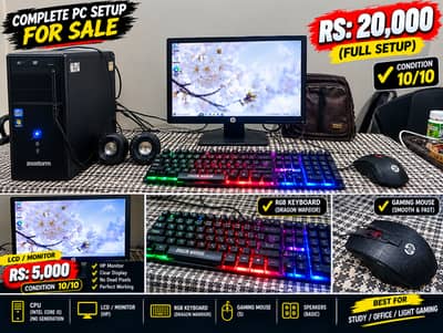 GAMING 4K LCD AND CPU 10/10