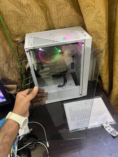 Darkflash White Atx gaming case ( 3 fans)