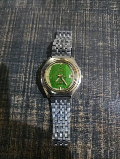 day date stainless steel watch