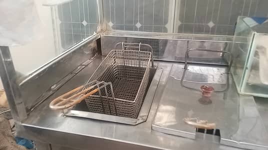 French Fries Cart with Complete Accessories