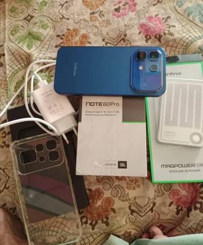 Infinix Note 60 Pro complete box 16gb / 255gb