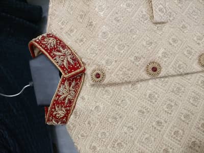 Almost brand new Shirwani complete set