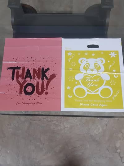 Plastic shopping/Thankyou handbags (Whatsapp 03246205446)
