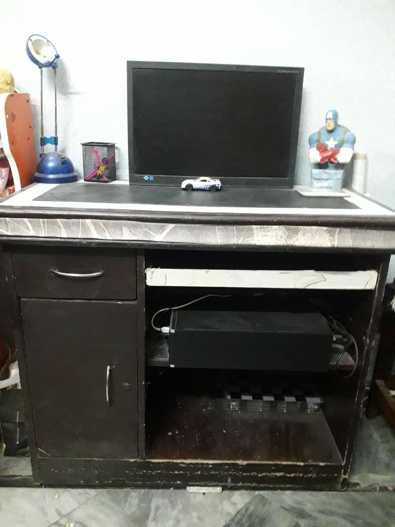 ONLY TABLE!!!  for formal work used as both computer and study table 3