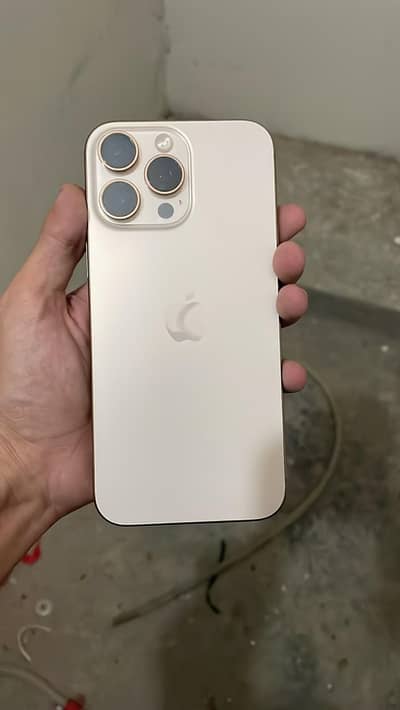 iPhone 16 Pro Max . . official pta . . . with box urgent sale