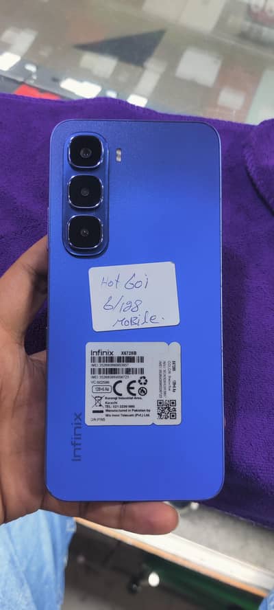 Infinix Hot 60i 6 month wranty