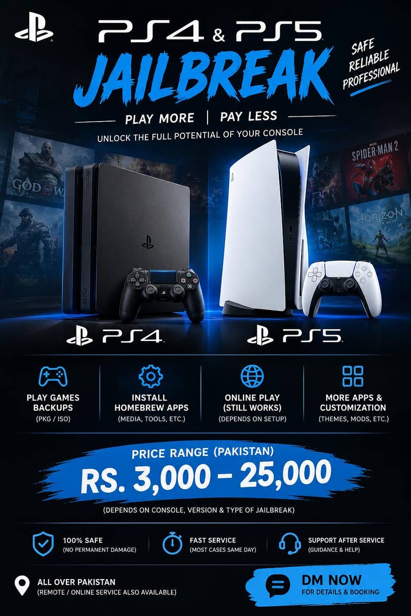 PS4 PS5{ jailbreak) all version 0