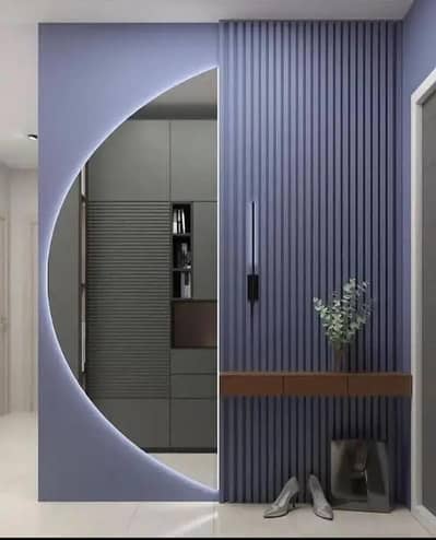 miror wall | u pvc panel, |wallpaper |contact number =0302-7903739