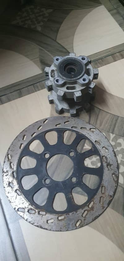 Trail Bike Wheel Hub & Break Disc