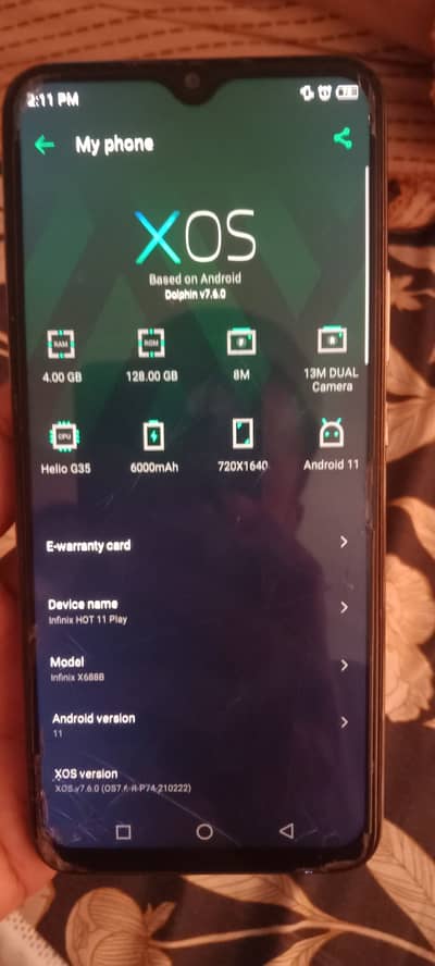 Infinix Hot 11 Play 4/128