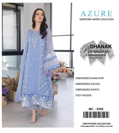 AZURE unstiched winter collection