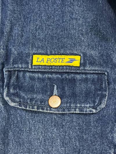 VINTAGE LA POSTE x ARMOUR-LUX Denim BOXY JACKET