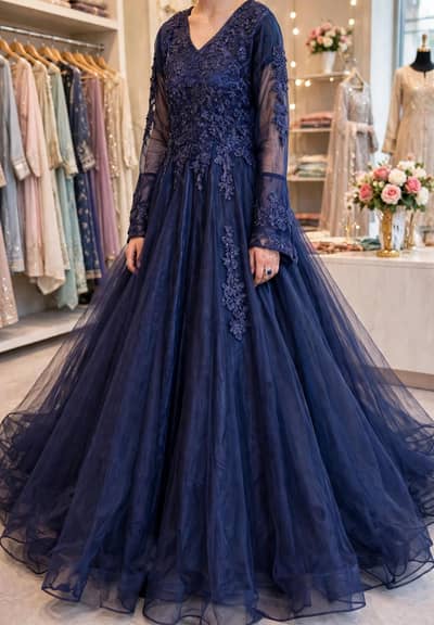 Barbie Frock Full flare with cancan and 7 layers or net