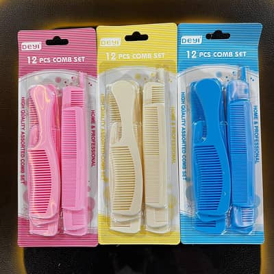 12pics Comb Set (3Colours Available) 350Rupees Only