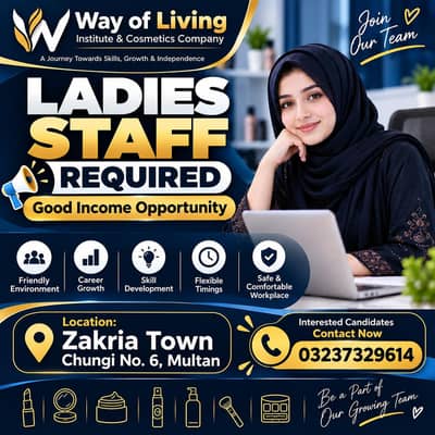 Work opportunity forMale & Female | Multan