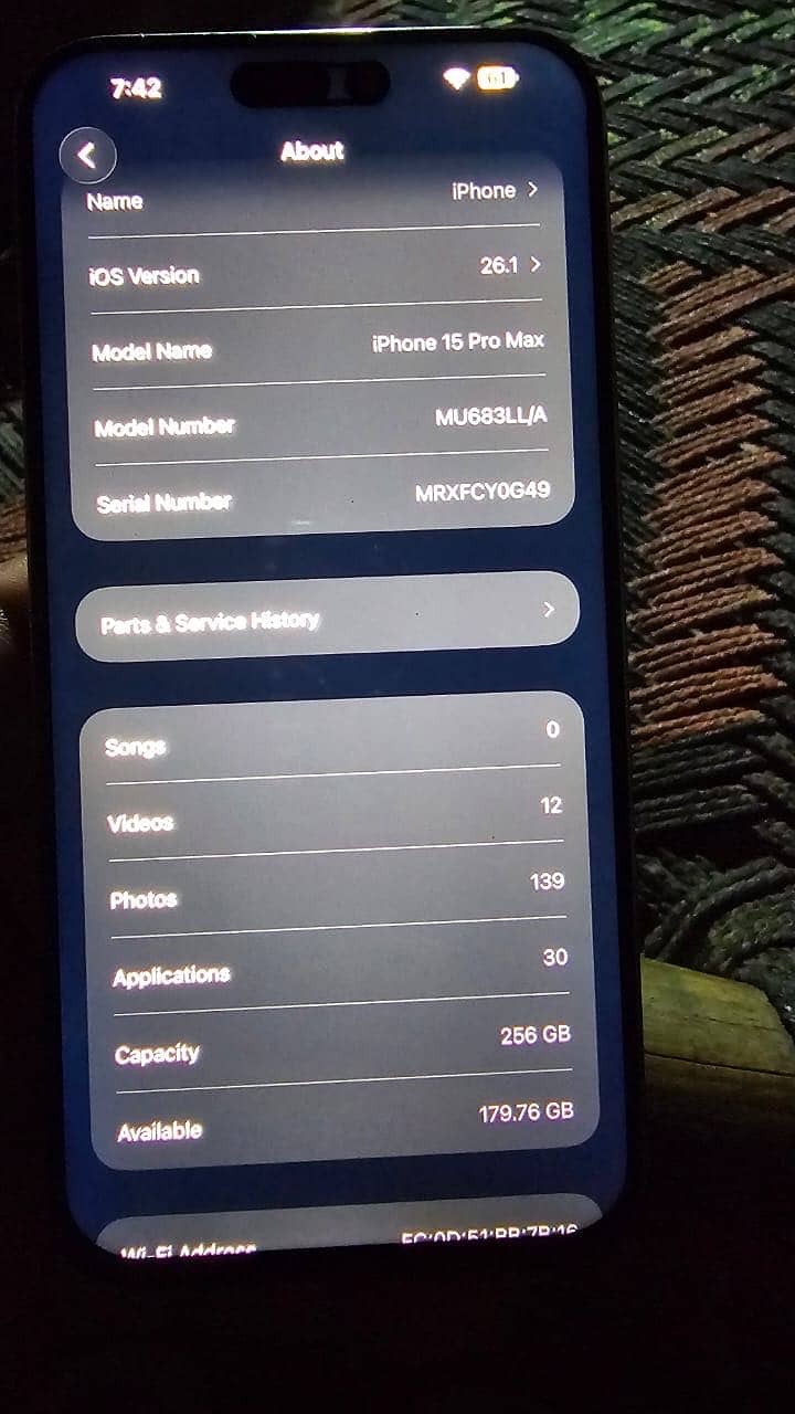 Apple iPhone 15 Pro Max MDM 8