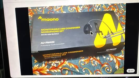 Maono AU-PM422 Mic Complete Box