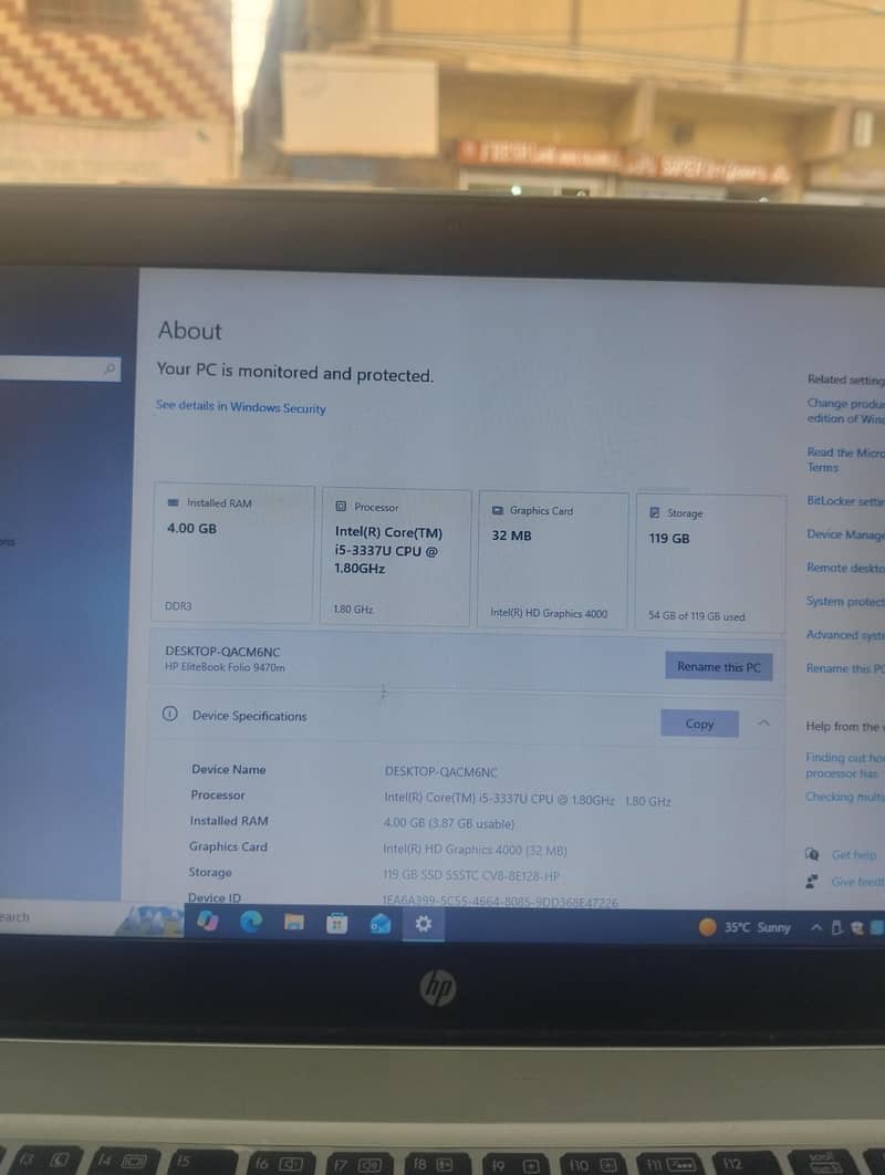 hp core I 5 3rd generation 4