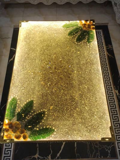 Epoxy resin table