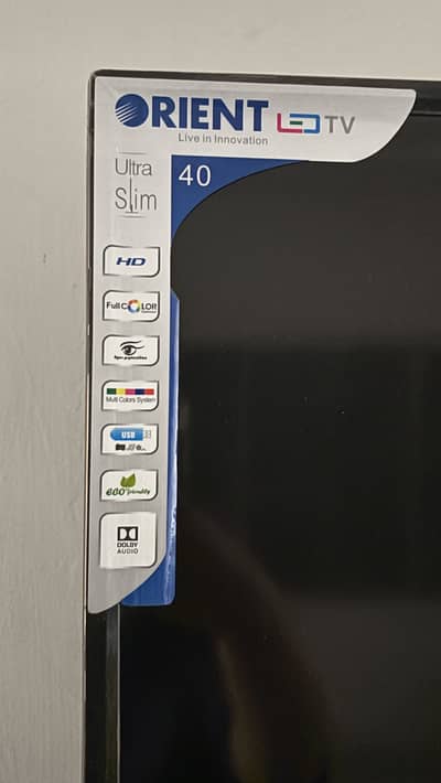 Orient 40” LED TV for Sale