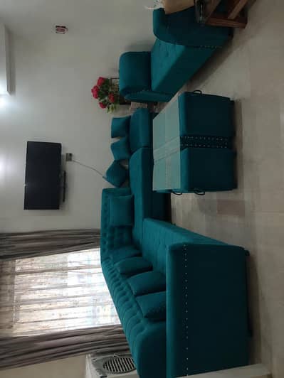l shaped sofa set with 2 seater couch
