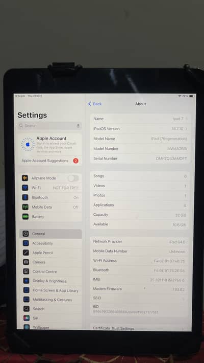 IPAD 7 GENERATION