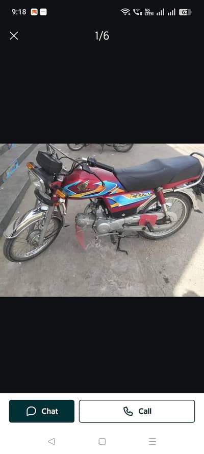 Honda 70 motorcycle