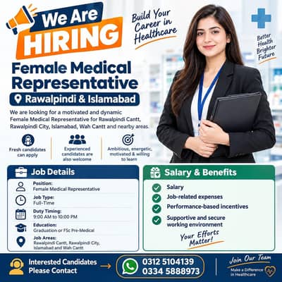 Medicine Representative (Female)