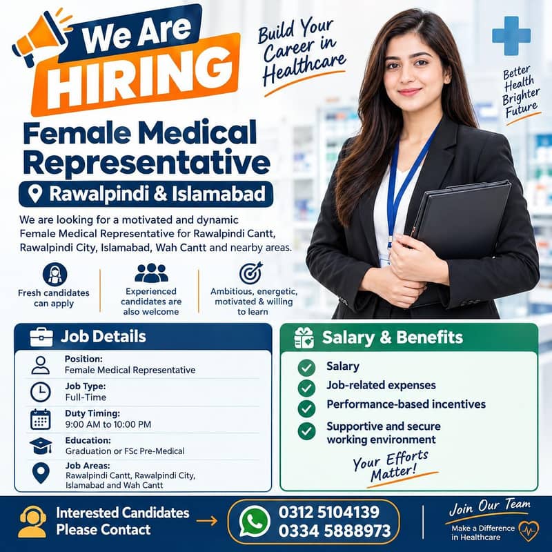 Medicine Representative (Female) 0