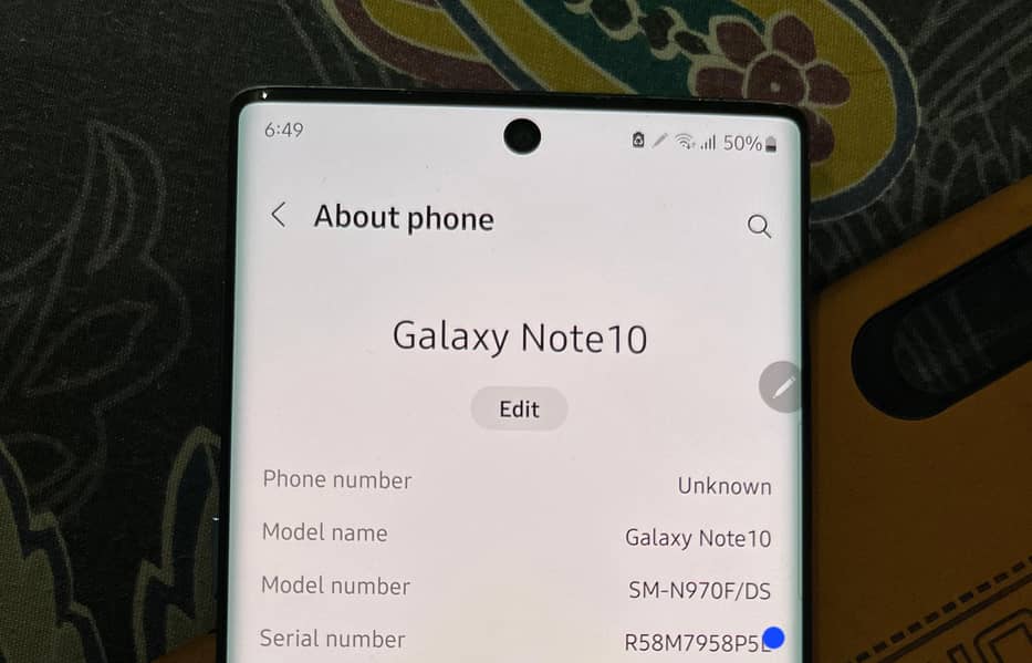 Samsung Mobile Note 10 8