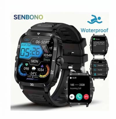 SENBONO 1.96" Rugged Smartwatch.