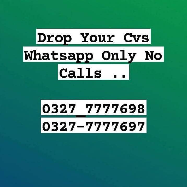 STAFF REQUIRED 1