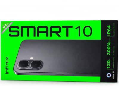 Infinix Smart 10 - 10/10 Titanium Silver Lady used excellent condition