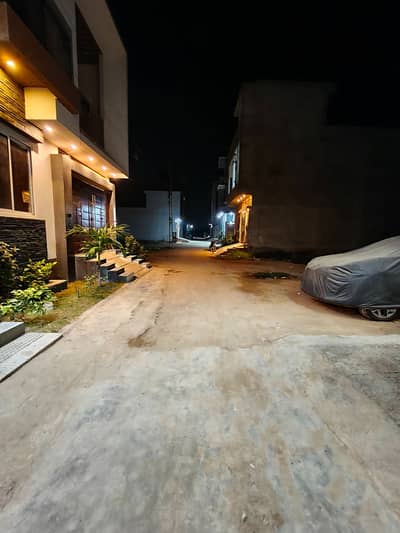 120 Sq Yard WEST OPEN Leased + Map Forward Plot For Sale in SAADI GARDEN BLOCK 1 (near Masjid e Ayesha)