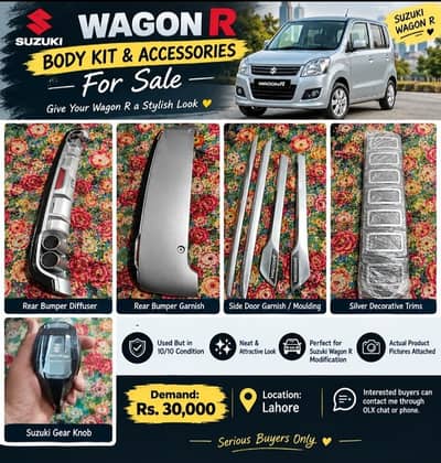 Suzuki Wagon R Body Kit & Accessories – 10/10 Condition