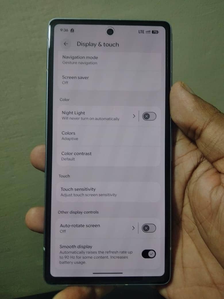 Google Pixel 7a 11