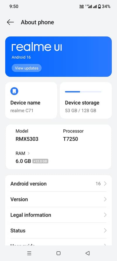 Realme C71