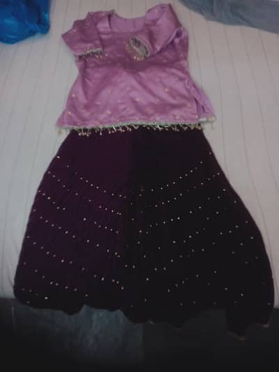 shirt with sharara